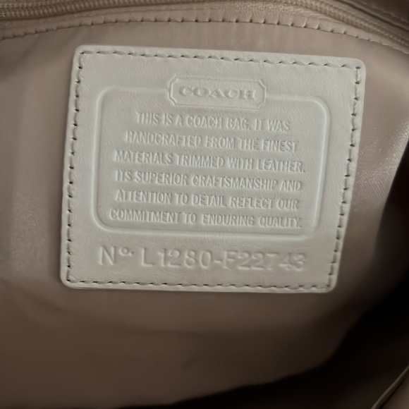 Coach Mini Limited Edition Baguette Canvas Hand Bag - Picture 8 of 8